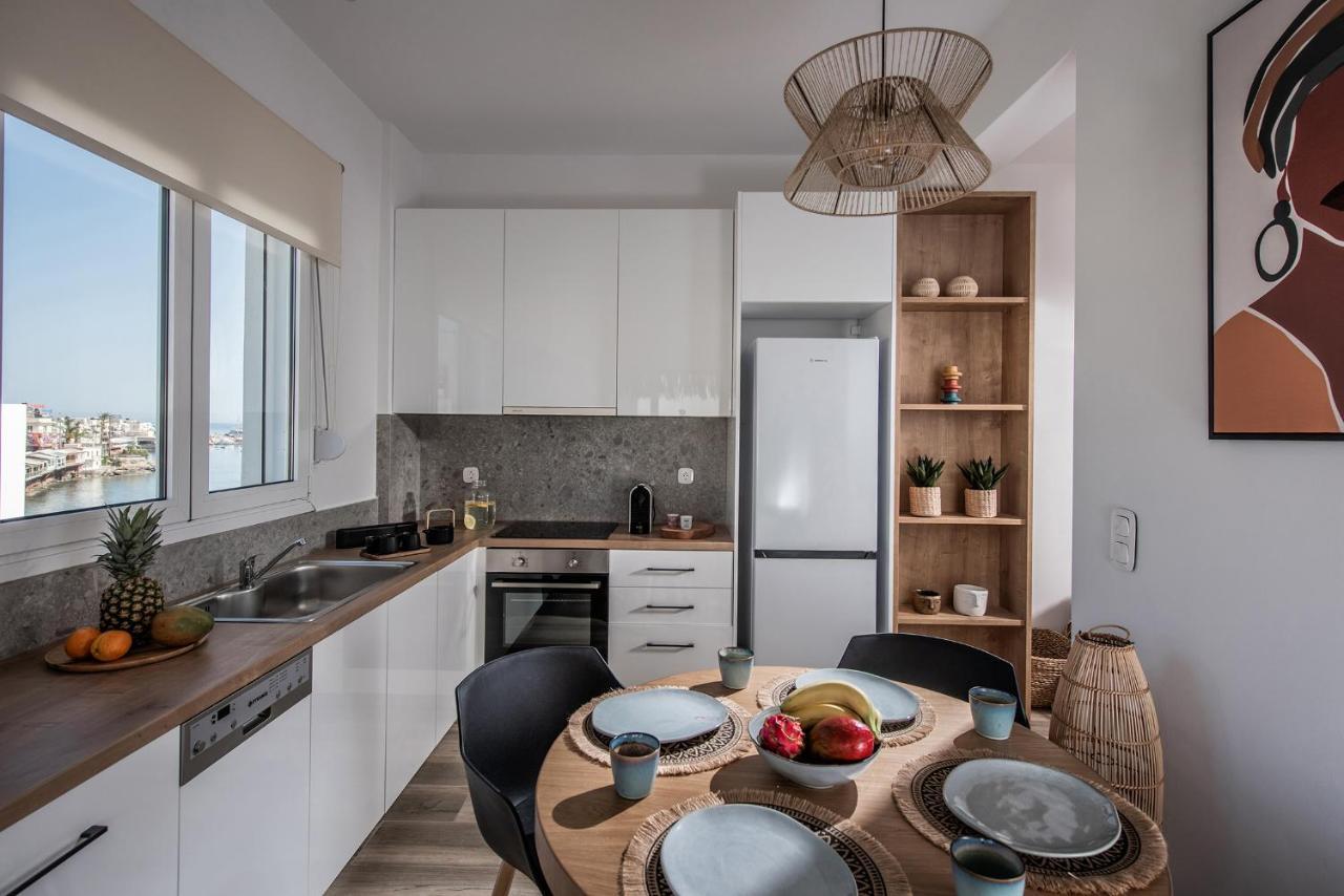 Khroma Luxury Suite 2 Beach Front Apartment Hersonissos  Eksteriør billede